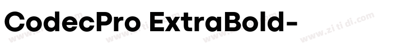 CodecPro ExtraBold字体转换 CodecPro ExtraBold字体转换